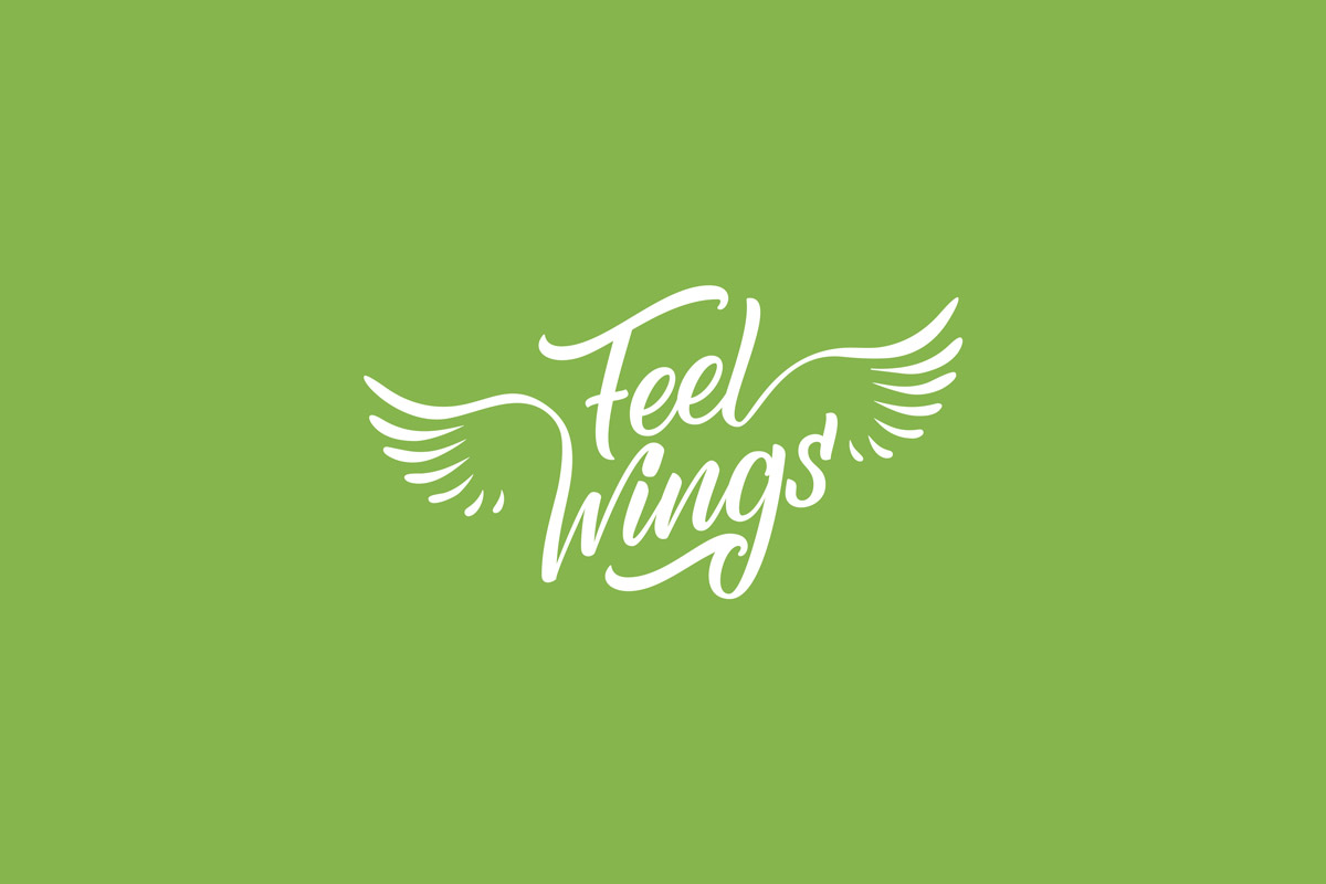 дизайн логотипа на заказ от Реконцепт леттеринг с крыльями