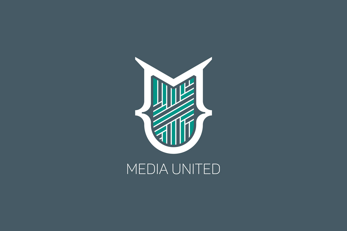 дизайн логотипа футбольного клуба Media United на заказ от Reconcept
