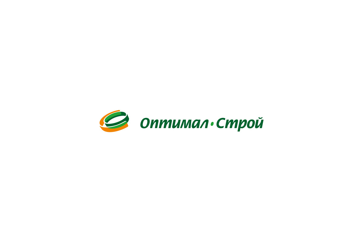 дизайн логотипа строительной компании Оптимал-строй на заказ от Реконцепт