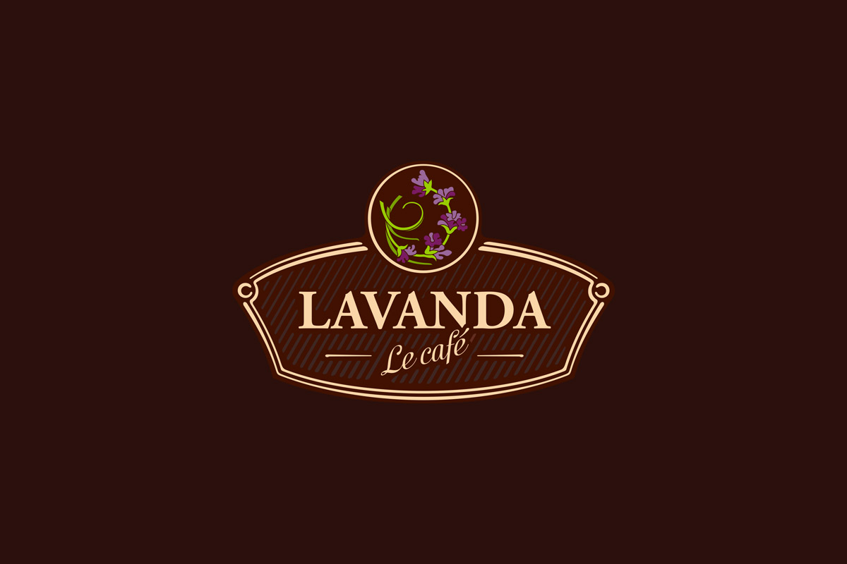 дизайн логотипа кафе Lavana на заказ от Реконцепт