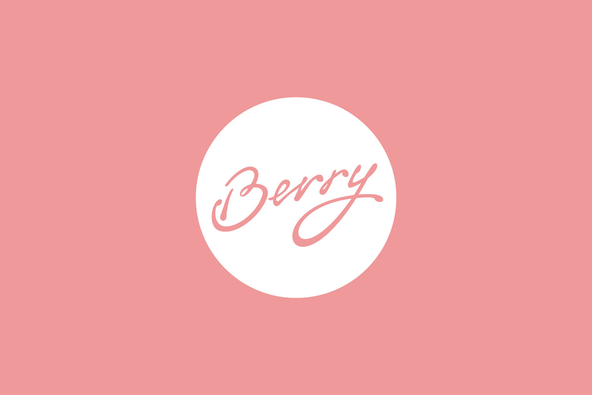 дизайн логотипа berry на заказ от Реконцепт легкий леттеринг в круге